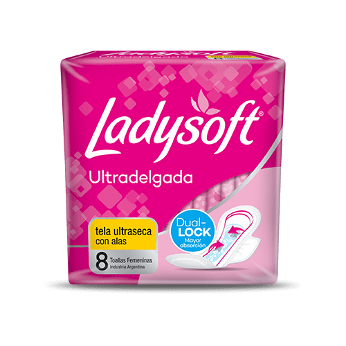 Toallita Ladysoft Ultradelgada 8u