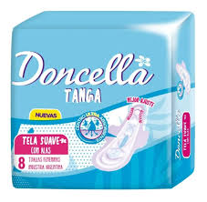 Toallitas Doncella Tanga X8u