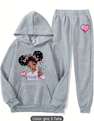 CONJUNTO MONO Y SUETER NIÑA