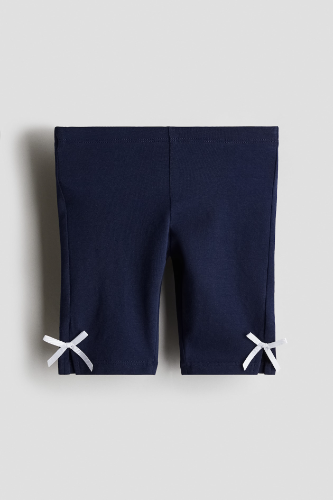 Short azul oscuro detalle de lazos 5T