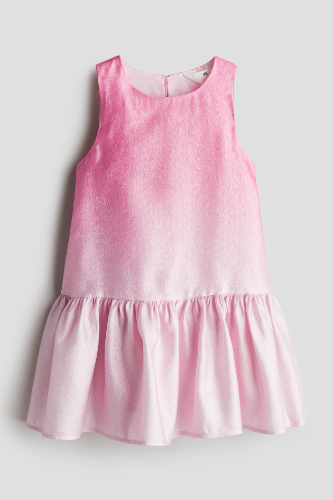Vestido S/M Fucsia brillante corte A 4T