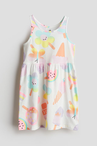 Vestido S/M postres de colores 3/4T