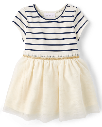 Vestidos tutu y rayas 5T