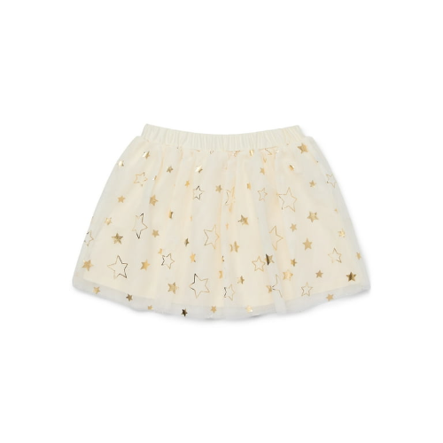 Tutu blanco con estrellas doradas 4T
