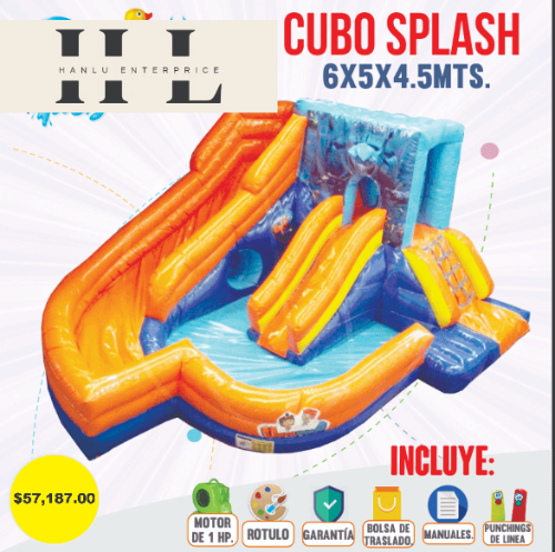 INFLABLE CUBO SPLASH
