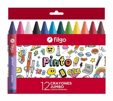 27 Crayones Filgo Jumbo x12