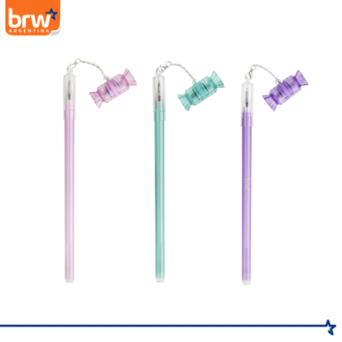 Boligrafo brw con sello azul