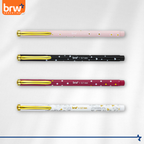 Boligrafo BRW Minimalista 0.7 azul
