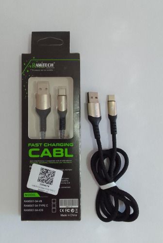 Cable USB Tipo C 3A - Remitech (Ram 307)*