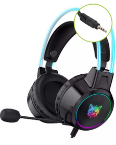 AUDIFONOS GAMER TECH  RGB NEGRO JAL 15