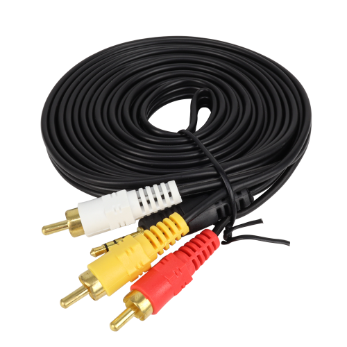 CABLE 3.5MM A 3 RCA MACHO 3MTR 11120