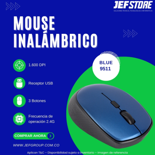 MINI MOUSE 2.4G BLUE 9511