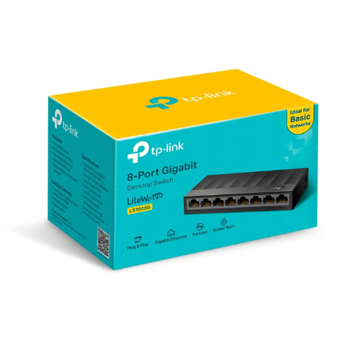 SWITCH LS1008G TP-LINK 8 PUERTOS 10/100/1000Mbps