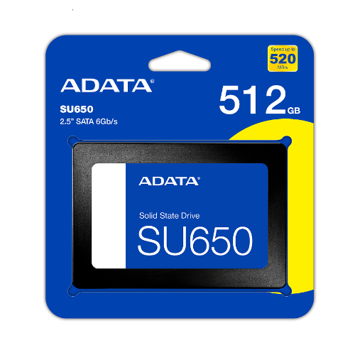 DISCO SOLIDO ADATA SU650 - 512GB - SATA 2.5"