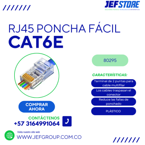 RJ45 PONCHA FACIL 6E JALCCTV09