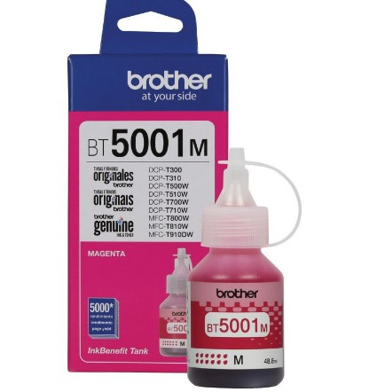 BOTELLA DE TINTA BROTHER ORIGINAL BT5001M MAGENTA