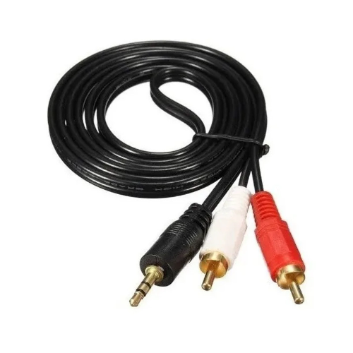 CABLE DE AUDIO 2X1 1.8M UNITEC