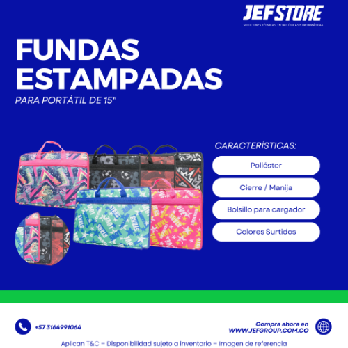 FUNDA TIPO TELA MANIJA 15,6