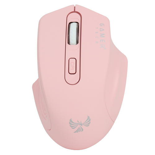 MOUSE GAMER INALÁMBRICO ROSA