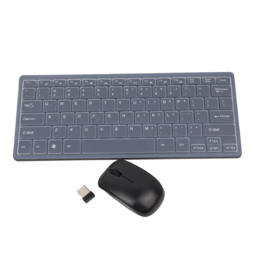 COMBO TECLADO MOUSE SLIM NEGRO INHALAMBRICO
