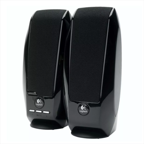 PARLANTES LOGITECH S150, ALTAVOCES ESTÉREO USB, CONTROL VOLUMEN / MUTE COLOR BLACK 110V