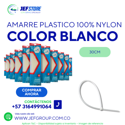 AMARRA L 30CM W 3.6MM TRANS PX100 UNITEC