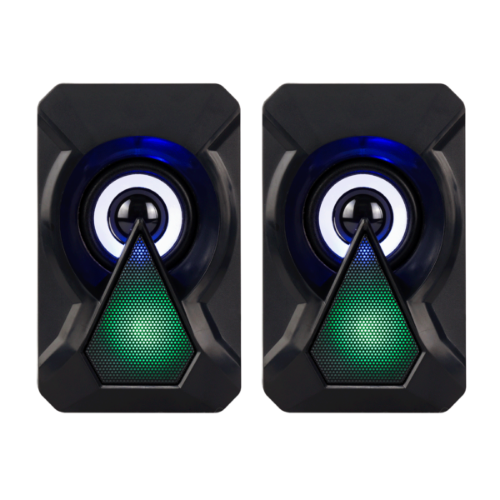 SPEAKERS SOLO USB + TIPO C RGB PARA PC