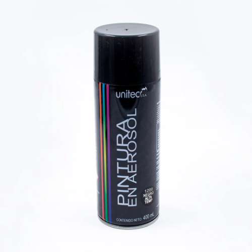 PINTURA AEROSOL 400 NEGRO ALTA TEMP#1200