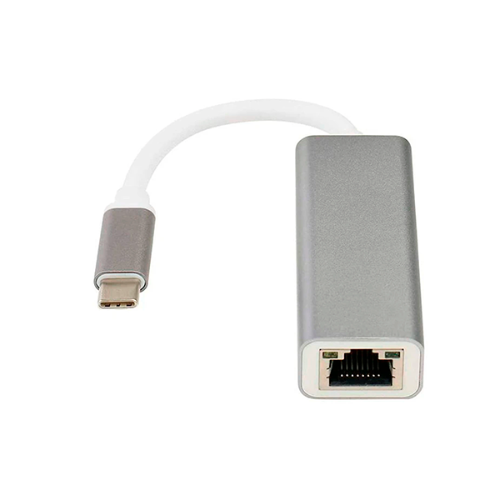CONVERTIDOR TIPO C A RJ45 ALUMINIO
