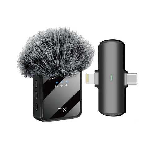 MICRÓFONO TX PELUDO 2 EN 1 SET X2   F15
