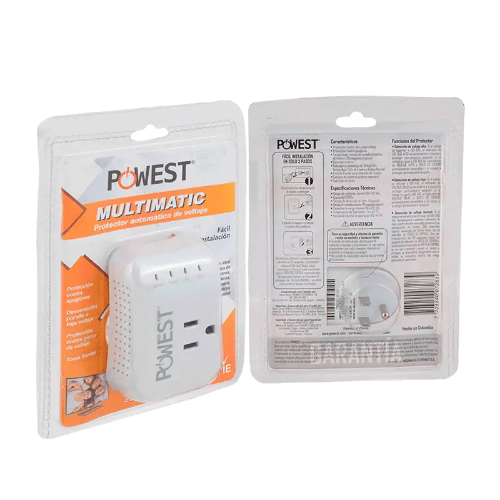 PROTECTOR DE VOLTAJE POWEST MULTIMATIC 120V/10A