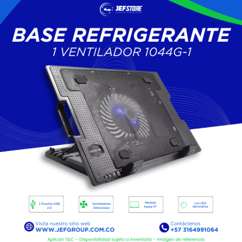 BASE RECLINABLE UN VENTILADOR 1044G-1