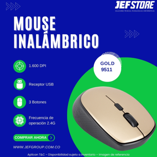 MINI MOUSE 2.4G GOLD 9511