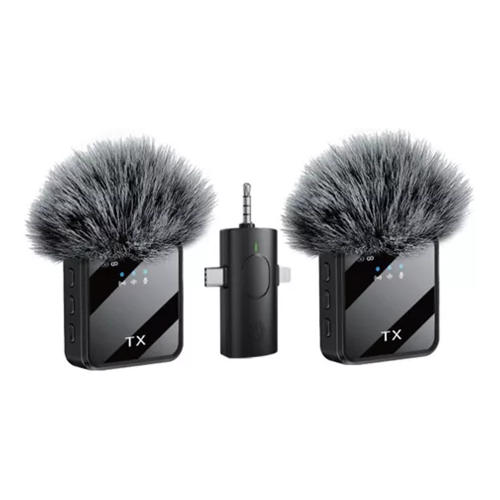 MICRÓFONO TX PELUDO 3 EN 1 SET X2   F11