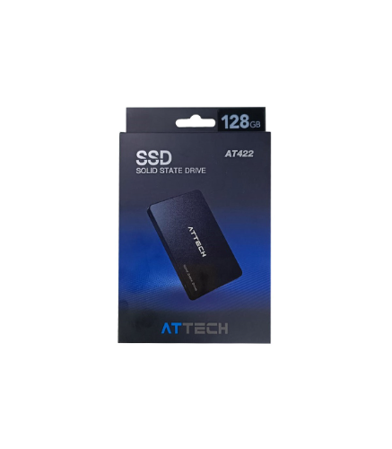 UNIDAD DE ESTADO SOLIDO 2.5 SATA III 128GB -550MB/s- ATTECH MODELOAT422