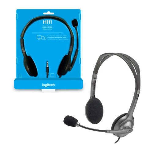 DIADEMA LOGITECH H111 STEREO HEAD SET NEG