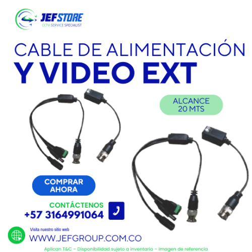 HD CVI / TVI / AHD ACTIVO + PASIVO VIDEO