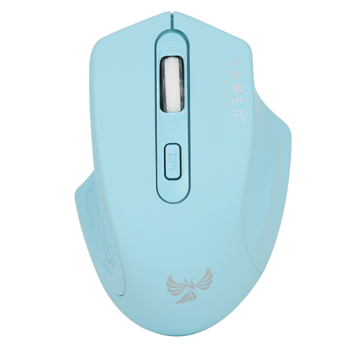 MOUSE GAMER INALÁMBRICO AZUL
