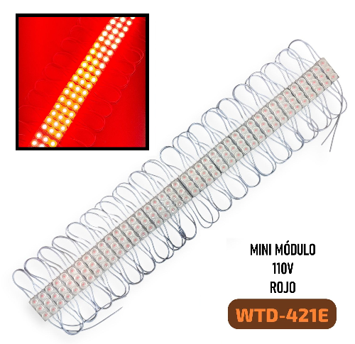 Mini led rojo 110v