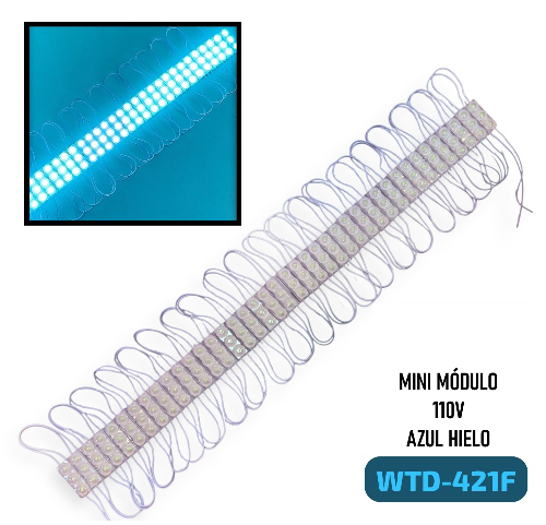 Mini led celest 110v