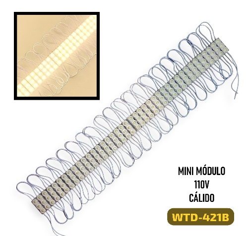 Mini led calido 110v