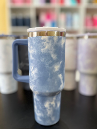 Quencher 1.2 Lts con pico Incorporado Azulado