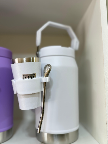Termo de terere 1.9 c/guampa Blanco