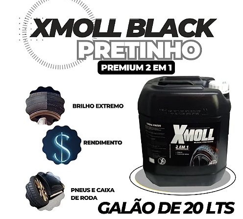 XMOL BLACK PRETINHO 2EM1 - 20 L