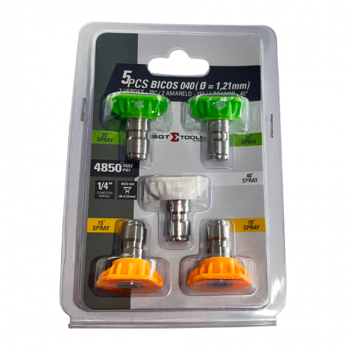 JOGO 5 BICOS 040 STG 1,21MM