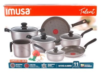 OLLAS Batería Imusa De 11 Piezas Talent
