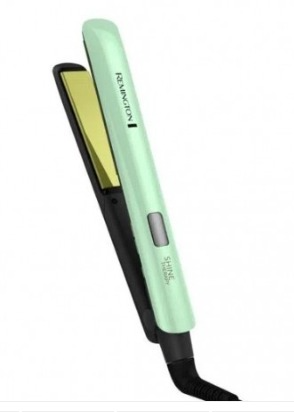 PLANCHA ALISADORA REMINGTON VIT ES9960 SHINE THERAPY AGUACATE VERDE