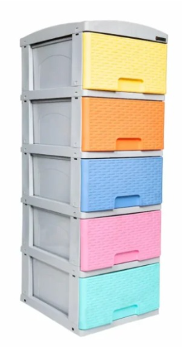 practimueble pequeño x 5 rattan pastel