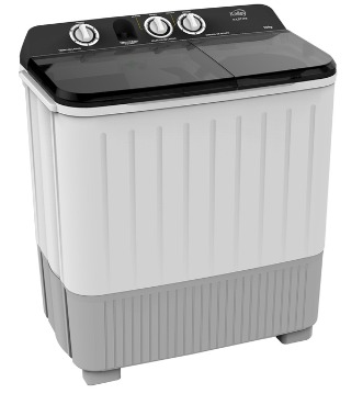 Lavadora KALLEY  10kg K-LDT10B BlancaSemi Automática