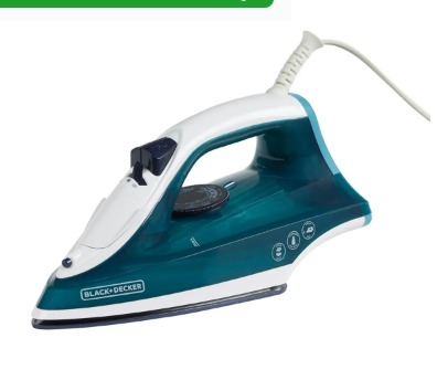 Plancha con Golpe de Vapor Black+Decker Trueglide Colors IRBD365